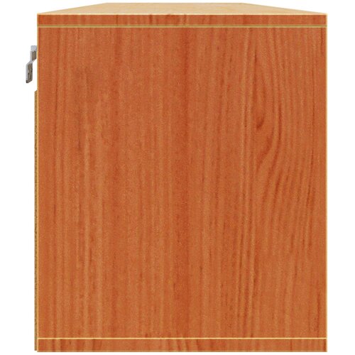  Ormar za Zid s policom Zidne 2 pcs Vosak smeđa 80 x 30 x 35 cm Slike
