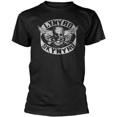 Lynyrd Skynyrd Košulja Biker Patch Unisex Black 2XL