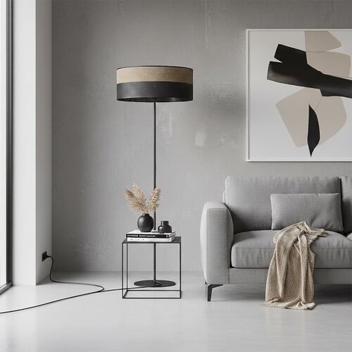  podna lampa karbon 1xE27/15W/230V crna/smeđa Slike