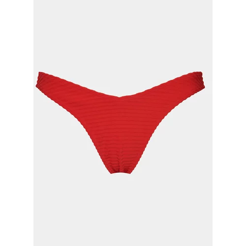 Calvin Klein Swimwear Spodnji del bikini KW0KW02471 Rdeča