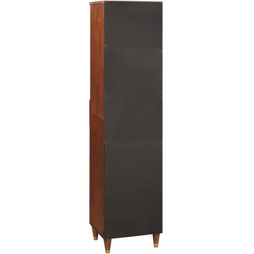  Kreveta s ladicama Smeđa 38 x 33,5 x 160 cm Čvrsto drvo manga Slike