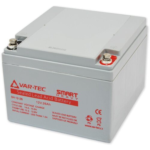 VAR-TEC AKKU SMART HEAVY 12V/26Ah - za UPS, životni vijek 6-10 godina Slike
