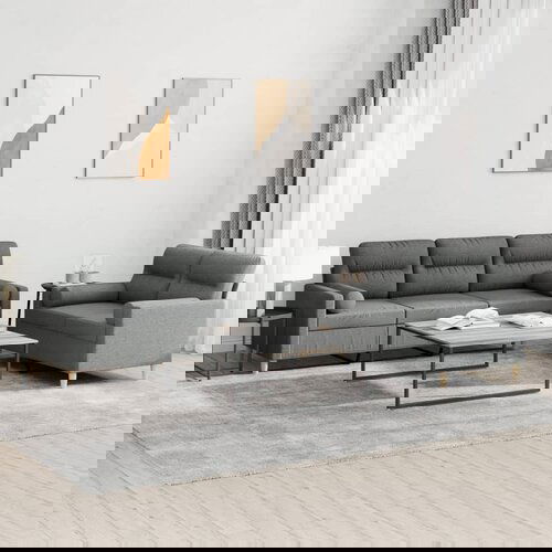 vidaXL 2-dijelni set sofa s jastucima tamnosivi od tkanine Cijene