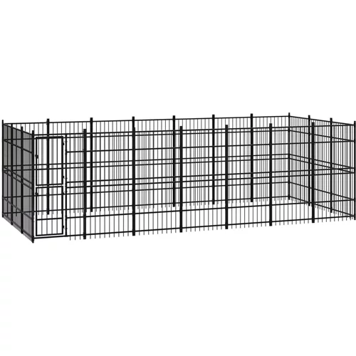  vanjski kavez za pse čelični 19,35 m²