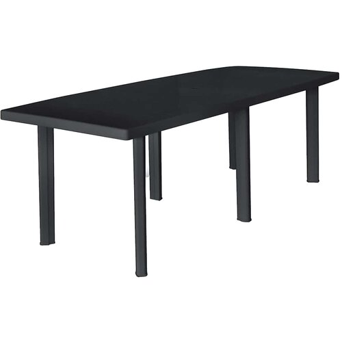  Vrtni stol antracit boje 216 x 90 x 72 cm plastični Cijene