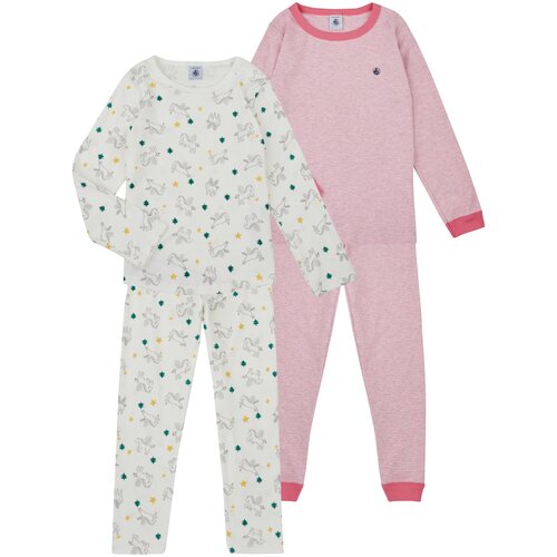 Petit Bateau Pižame &amp;amp; Spalne srajce LOT PYJAMA X2 Večbarvna Slike