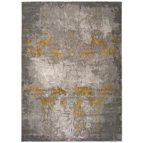 Universal sivi tepih Mesina Mustard, 80 x 150 cm