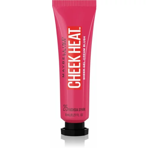 Maybelline Cheek Heat gel-kremno rdečilo 8 ml odtenek 20 Rose Flash za ženske
