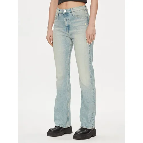 Calvin Klein Jeans Jeans hlače Authentic J20J222449 Modra Bootcut Fit