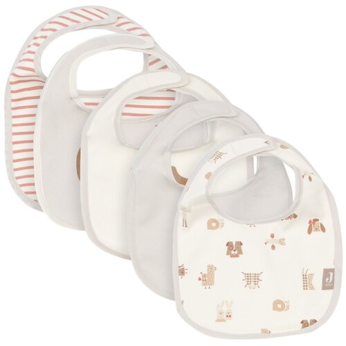 Jollein 5 dijelni set podbradnjaka jersey animal friends Cijene