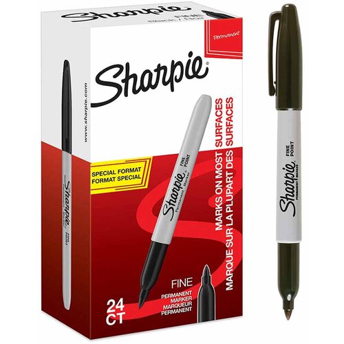 Sharpie permanentni marker fine crni 1/24 Cene