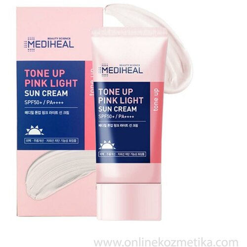 Mediheal tone up pink light sun cream 45ml Cene