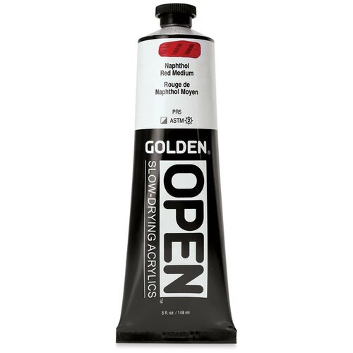  GOLDEN OPEN akrilna boja koja se sporo su&amp;scaron;i 148 ml | 7220 Naphthol Red Medium Slike