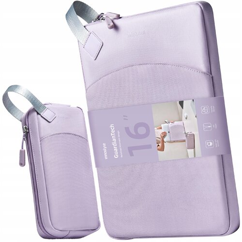 Innostyle KOMPLET TORBA ZA PRENOSNI RAČUNALNIK 16 VODOODPORNA + ETUI ZA PRIPOMOČKE VIJOLIČNA, (21747160) Slike