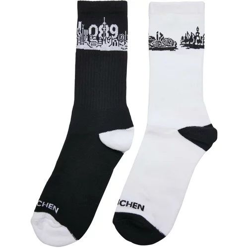MT Accessoires Major City 089 Socks 2-Pack black/white