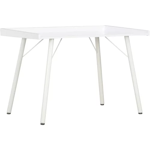 vidaXL Radni stol bijeli 90 x 50 x 79 cm