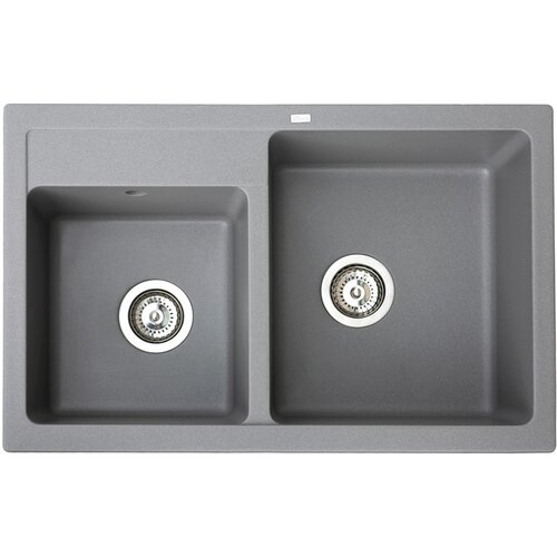 Metalac Inko metalac granitna sudopera x granit quadro plus 2D 780X500 fi 90 sa sifonom grafit 372989 Cene
