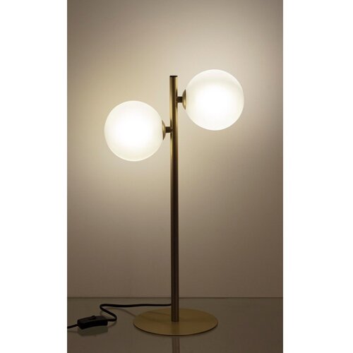 BIZZOTTO Željezna stolna lampa u zlatnoj boji sa staklenim sjenilom (visina 54 cm) Balls &amp;ndash; Slike