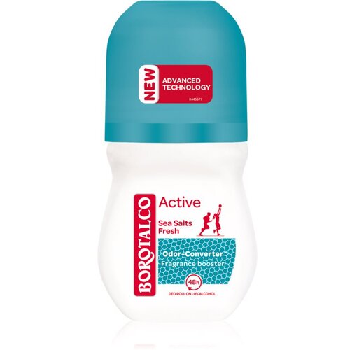 Borotalco Active Sea Salts dezodorans roll-on s 48-satnim učinkom 50 ml Slike
