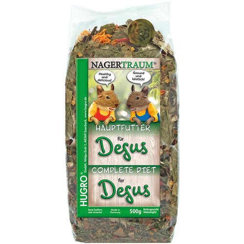Hugro Nagertraum Exquisit hrana za degue - 500 g Slike