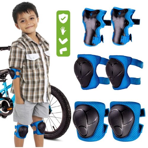  &Scaron;titnici za koljena, laktove i zape&scaron;ća HEART BIKE &ndash; SUN BABY, za role i romobil, veličina L, plavi Cijene
