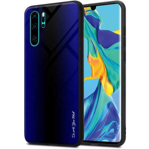  Ohi&scaron;je, združljiv s Huawei - Stripe Optics v kobaltu vijolični - za&scaron;čitni pokrov iz silikona TPU in hrbet iz kaljenega stekla, (20576376) Cene