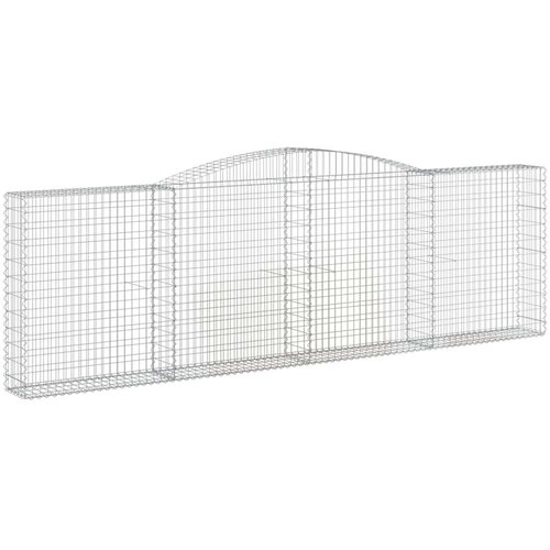  Lučne gabionske košare 7 kom 400x30x120/140cm pocinčano željezo Cijene