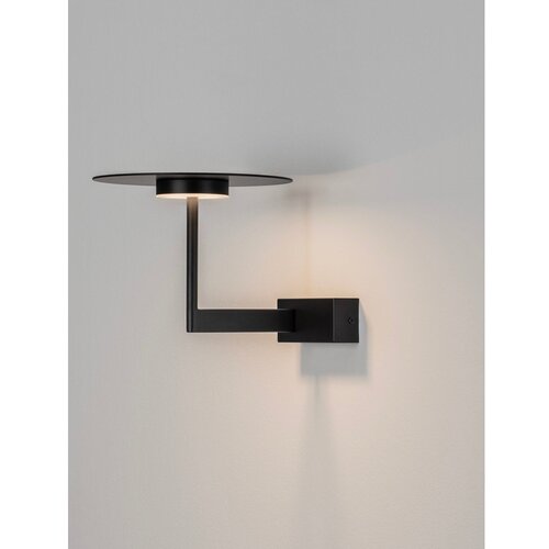 Nova Luce Mat crna LED zidna lampa aluminijska Tovi &amp;ndash; Slike