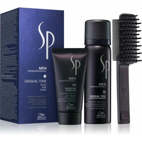 Wella Professionals SP Men Sensitive poklon set Black (za sijedu kosu) za muškarce
