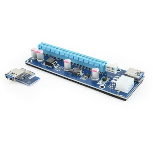  PCI Riser Mining Extender USB3.0 PCI-ex 6-pin power coector, SATA, GEMBIRD, RC-PCIEX-03 Cijene