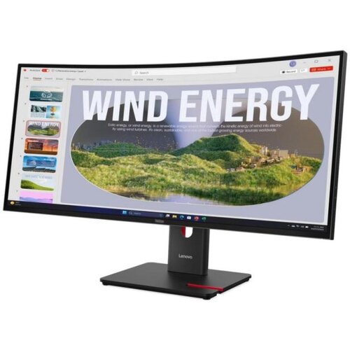 Lenovo ThinkVision T34WD-40 34" VA 3440x1440 120Hz 4ms 2x USB-C,1xDP,3xUSB Tilt, Swivel, Heig Cene