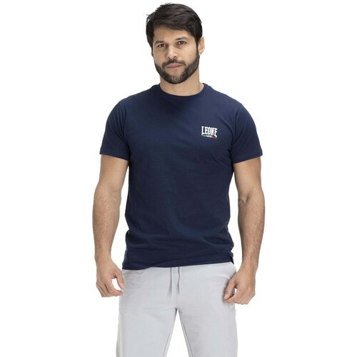 Leone 1947 Majice s kratkimi rokavi Man T-Shirt Short Sleeve Small Logo Vintage Modra Cene