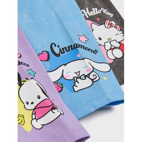 Sinsay Pamučne biciklističke hlače s tiskom 3 pack Hello Kitty and Friends Slike
