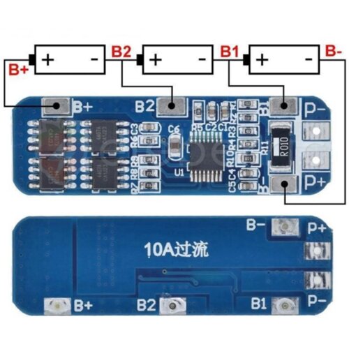 ARDUINO 3S BMS modul za punjenje 18650 baterija Cene