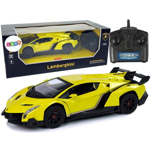 Licencirani auto na daljinsko upravljanje R/C 1:24 Lamborghini Veneno 2.4 G - žuti Slike
