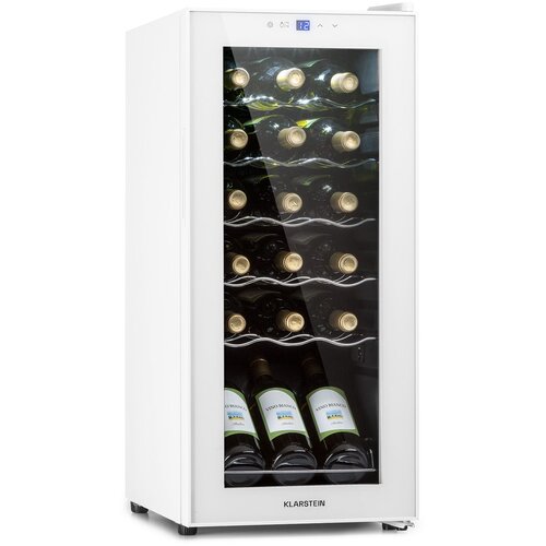 Klarstein Shiraz 18 Slim Uno, hladilnik za vino, 50 l, 18 steklenic, nadzorna plo&scaron;ča na dotik, 5-18 &deg;C Cene