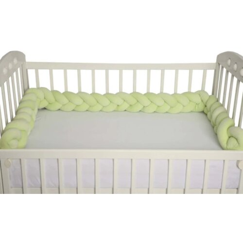 Baby Textil pletenica za krevetac od pliša Zelena, 240cm Cene