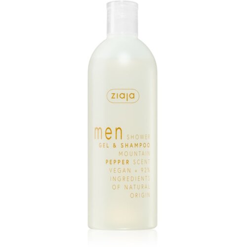 Ziaja Men gel za prhanje za telo in lase za moške Mountain Pepper 400 ml Cene