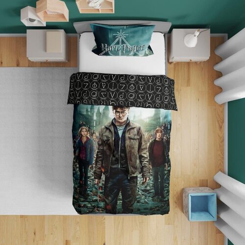 Baloo posteljina za decu Harry Potter 140x200+70x90cm Model 3 Slike