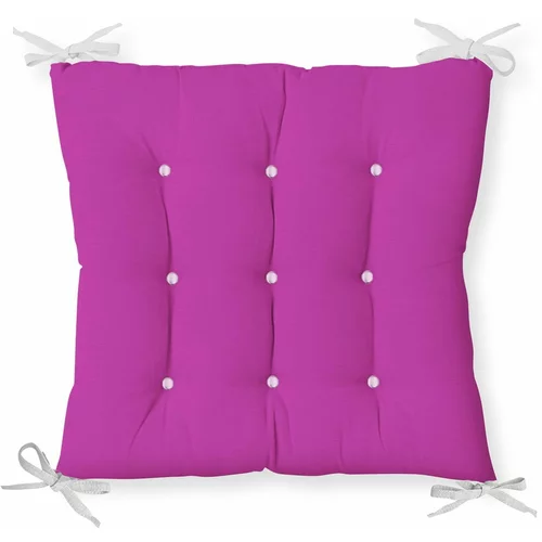 Minimalist Cushion Covers Sedežna blazina iz mešanice bombaža Lila, 40 x 40 cm