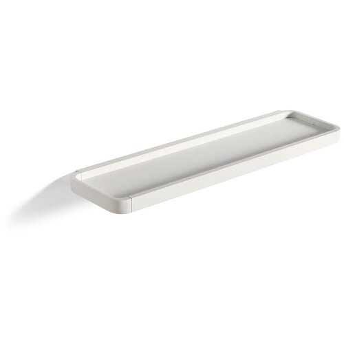 Zone bijela kupaonska polica Rim, 44 x 11 cm Slike