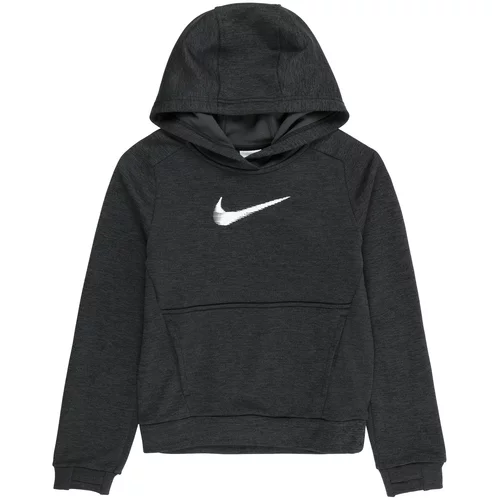 Nike Športna majica pegasto črna / bela