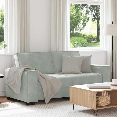  Dvosjed Sofa Svijetlosiva 180x78x84 cm Baršun Cene