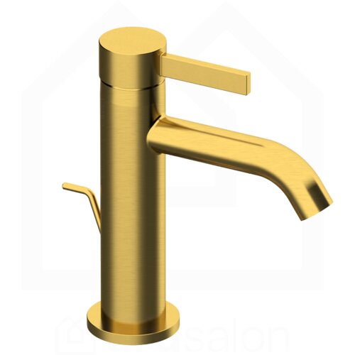 Remer Metrica baterija za lavabo 100 sa podsklopom Brush Gold MC10 BG Cene