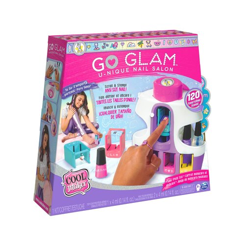 Spin Master Aparat za poslikavo nohotov s 5 &amp;scaron;ablonami. Cool Maker Go Glam U-Nique Salon Nohtov 39151 Slike