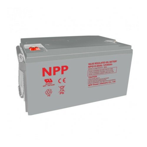 NPP vrla-gel lpg akumulator 12V/65AH/21KG ( ACCU1265/Z ) Slike
