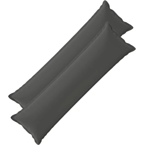  Jastuk s jastukom HOUTEN 2 kom. Antracit Poliester - Antracit 40 x 145 cm 2 Slike