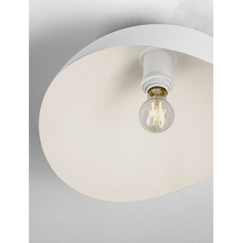 Nova Luce Mat bela kovinska stropna svetilka Opsi &amp;ndash; Slike