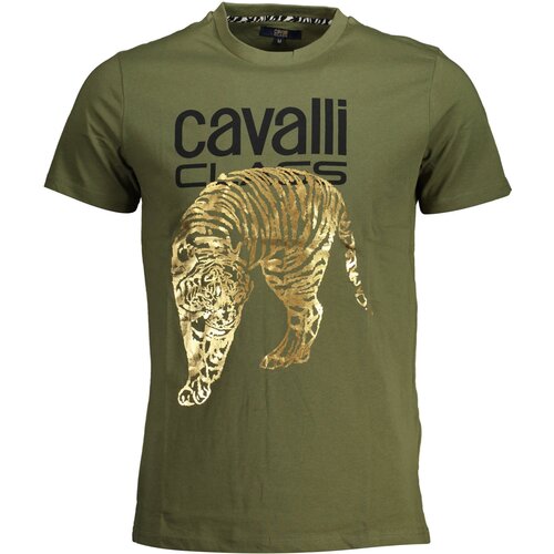 Cavalli Class SHORT SLEEVE T-SHIRT MEN GREEN Cene