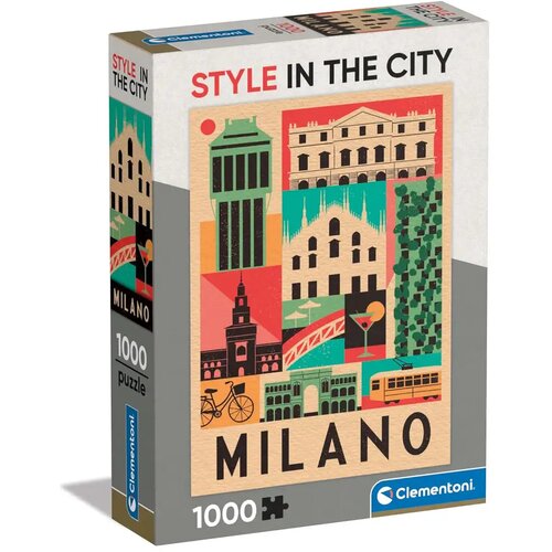 Clementoni Slog v mestu Milano 1000-delna sestavljanka - Cene